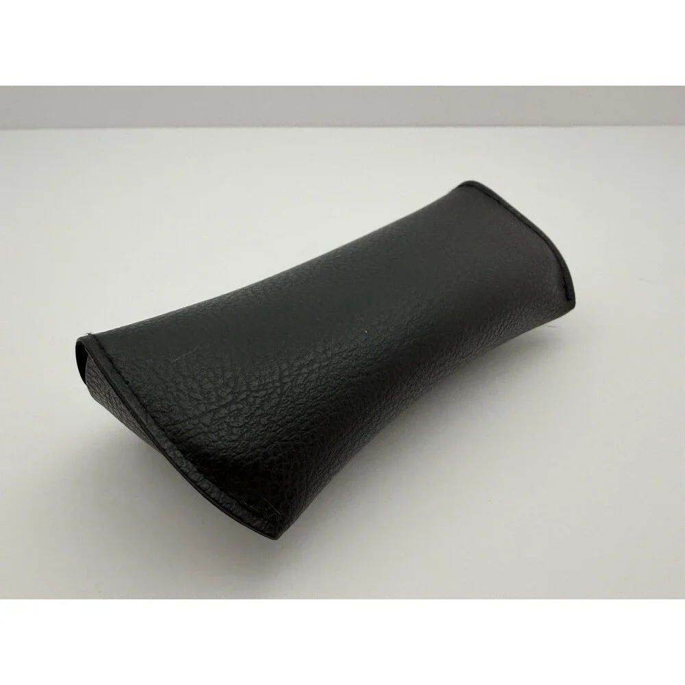 Ray Ban Black Leather Like Medium Case With Gold Stamp, Authenticity